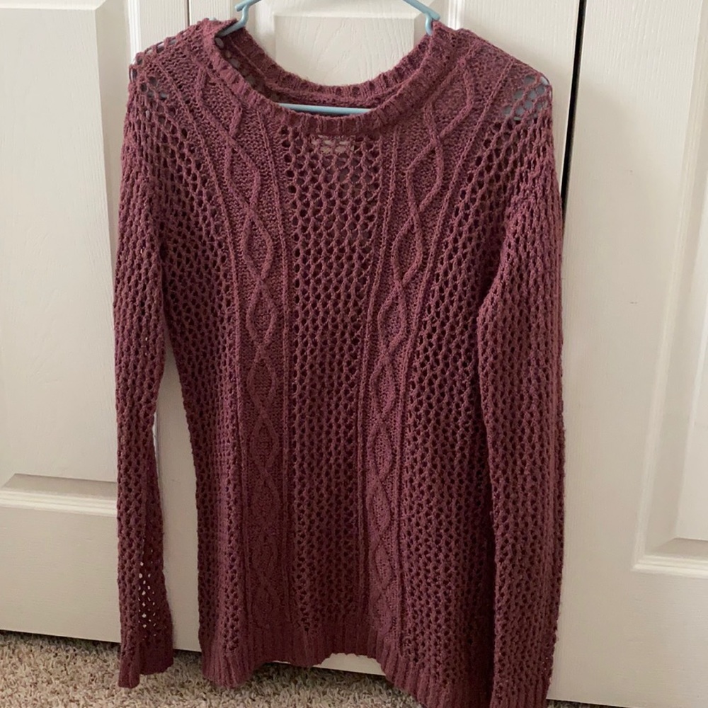 LA Hearts purple sweater
